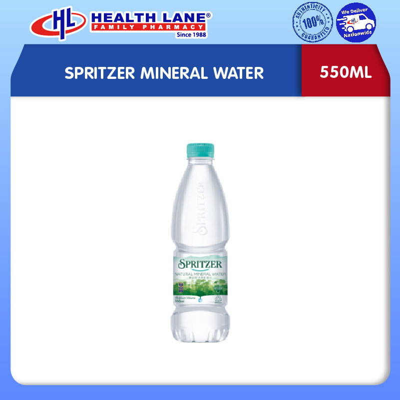 SPRITZER MINERAL WATER 550ML